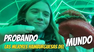 Probando las HAMBURGUESAS mas virales del MUNDO con mi madre y pasa ESTO! Daniela Go