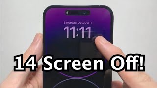 iPhone 14 Pro How to Turn OFF Always On Display OR Make Black Background
