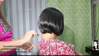 Curl to Bob hair cut, ตัดผมบ๊อบทุย บ๊อบเท กับคนดัดผม