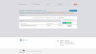 Registration and deletion of a person liable to VAT