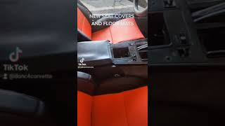 1987 C4 Corvette New Seat Covers and Floor Mats