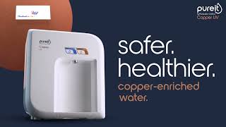 Pureit Copper UV Water Purifier | Best Copper UV water purifier for home | Copper UV Water filter