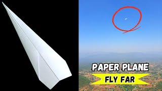 How To Fold A Simple Paper Airplane That Flies Far