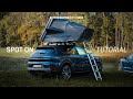 Porsche roof tent: instructions and guide | Tutorial | Spot On