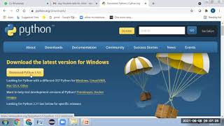 Installation of Python & Python Virtual machine(PVM)
