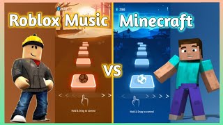 Tiles Hop Roblox Music vs Minecraft Theme Song V Gamer
