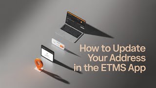How to Update Your Address in the ETMS App