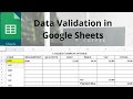 Mastering Google Sheets Data Validation Tips