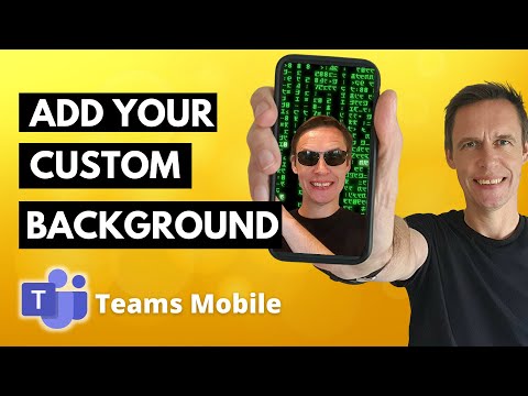 Change Background in Teams meeting on the mobile app #Shorts