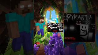 Herobrine vs entities in Minecraft #minecraft #herobrine #mobs #shorts #viralshorts #like #subscribe