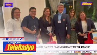 ABS-CBN humakot ng parangal sa 2022 Platinum Heart Media Awards | TELERADYO BALITA (13 Oct 2022)