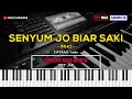 SENYUM JO BIAR SAKI - NADA WANITA | FREE MIDI | KARAOKE POP MANADO | KARAOKE HD | MOZ KARAOKE