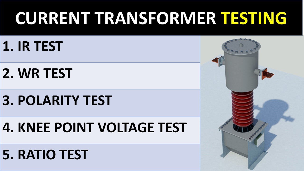 TESTING OF CURRENT TRANSFORMER - YouTube