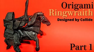 How to fold an ORIGAMI RING WRAITH(part 1 base)