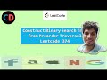Construct Binary Search Tree from Preorder Traversal | Leetcode 1008 | Live coding session 🔥🔥🔥