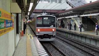 むさしの号　八王子駅発車