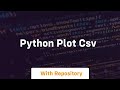 python plot csv