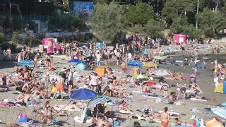 Bacvice - The Most Popular Beach In Split - Croatia / June 2023 / Plaža Bačvice - Split ▶️4K