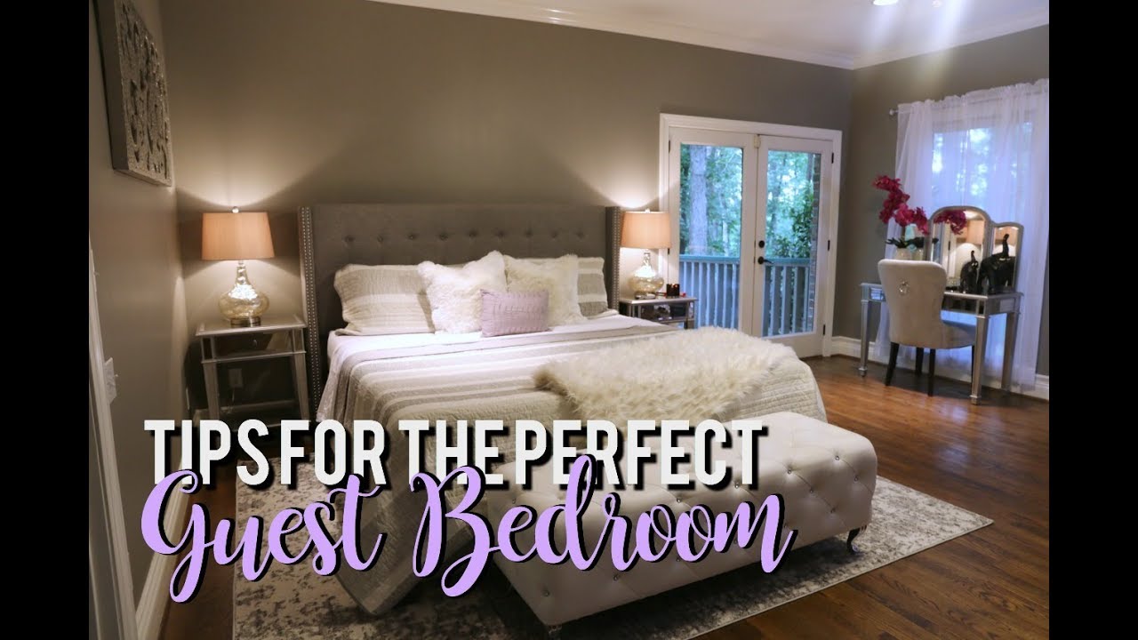 How To Create The PERFECT Guest Bedroom!! #HouseToHome - YouTube