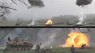 The battle of Grandmenil (Manhay) reenactment \