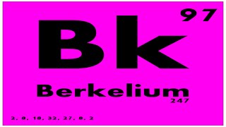 STUDY GUIDE: 97 Berkelium | Periodic Table of Elements