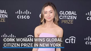 Cork woman wins Global Citizen prize in New York