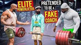 Elite Powerlifter Pretended to be a FAKE TRAINER #1 | Anatoly Aesthetics in Public