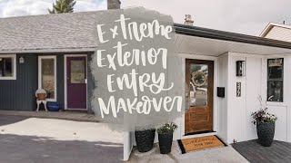 Exterior Home Renovation - Entry Reveal