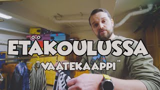 Etäkoulussa: Vaatekaappi