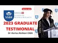 SSBR Graduation - Dr Asma Alsikan DBA from KSA