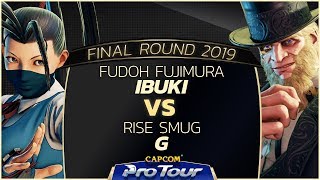 FUDOH Fujimura (Ibuki) vs RISE Smug (G) - Final Round 2019 - Day 2 Pools - CPT 2019