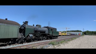 Höyryveturimatkat 1009 Oy Hr1 1009 Hakkila Vantaa #ukkopekka1009 #steamlocomotive #hakkila