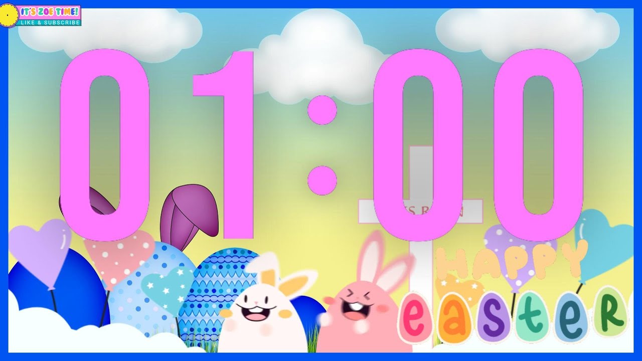 1 Minute Timer With Music Easter вџ рџђ 1 Minute Timer With Music For
