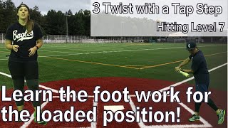 THLL Drill：Japanese Hitting Drills for Youth Players - Hitting Lvl 7 3 Twist with a Tap Step