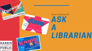 HCPL How To: Ask a Librarian Online