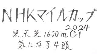 NHKマイルカップ2024 GI 気になる4頭