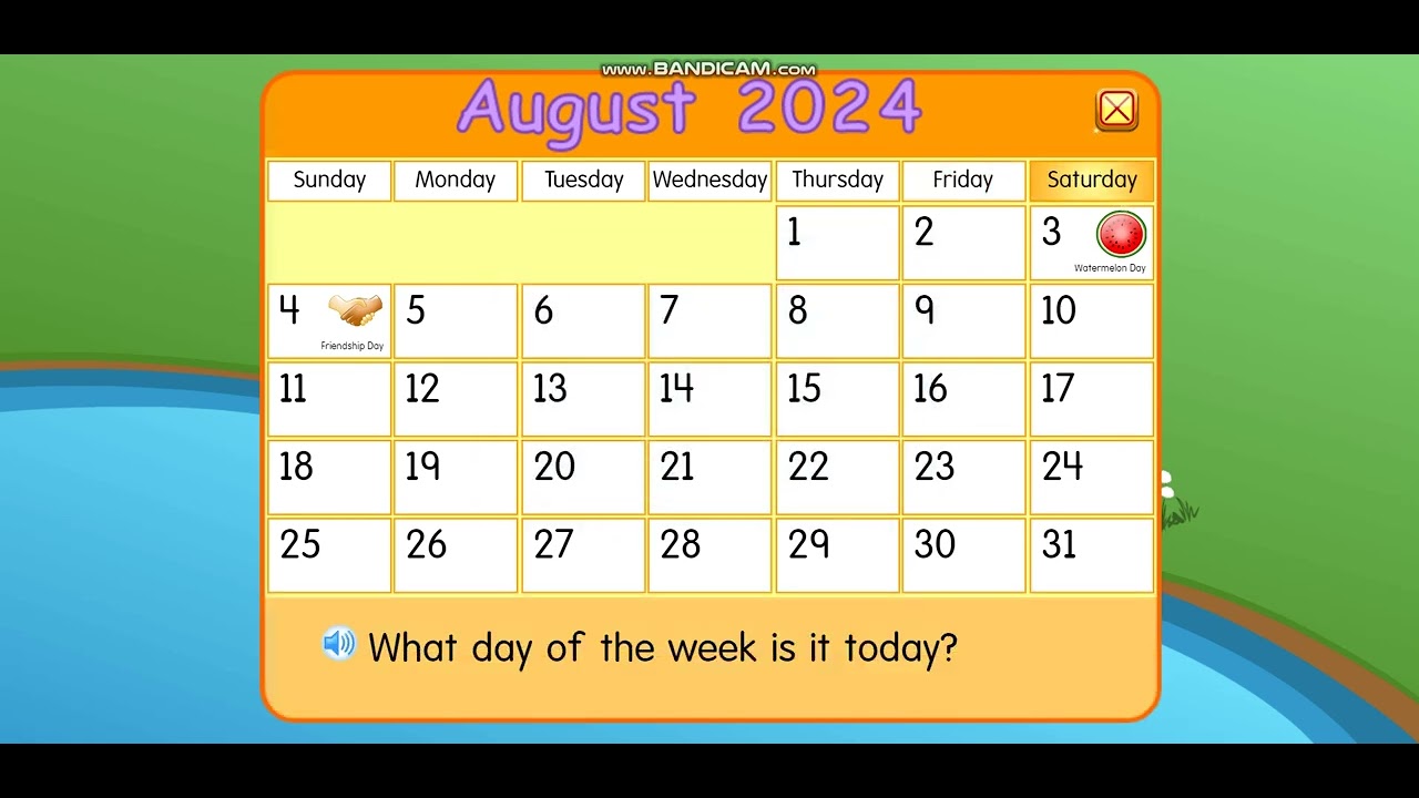 Starfall Calendar August 2024 Is Here - YouTube