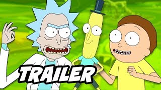 Rick and Morty Thanksgiving Trailer Easter Eggs and References
