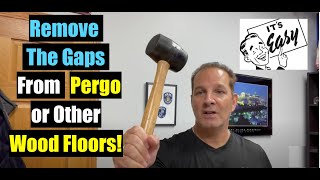 How To Fix - Close the Gaps in Wood Floors! 4K