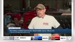 Retired firefighters preserve history by restoring vintage fire trucks