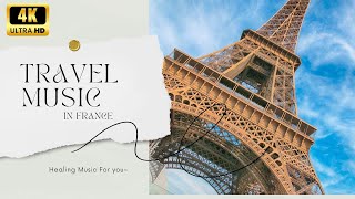 High definition healing video/4K France/France in Paris /4K Paris/Travel music/Night view of Paris