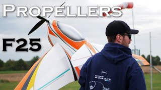 Dualsky CRS Propellers - Practicing F25 F3A