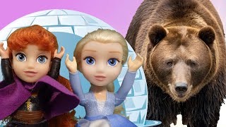 We're Going on A Bear Hunt Song with Princess Elsa & Anna | Fun Kids Songs