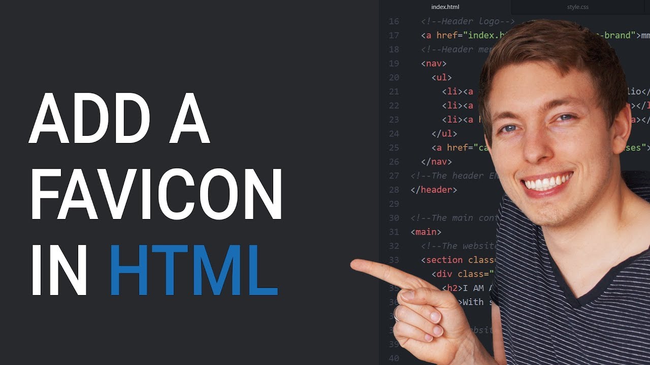 Add A Favicon to A Website in HTML | Learn HTML and CSS | HTML Tutorial | HTML for Beginners’ Add A Favicon to A Website in HTML | Learn HTML and CSS | HTML Tutorial | HTML for Beginners