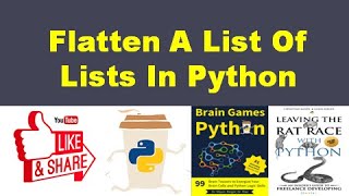 Flatten A List Of Lists In Python