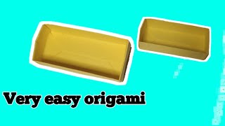 How to Make Origami Rectangle Box Easy | Paper Rectangular Box Tutorial
