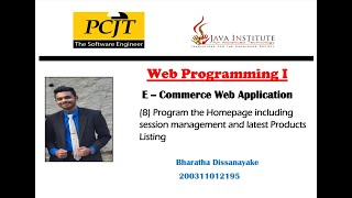 Task 8 | eShop | Web Programming 1 | Java Institute