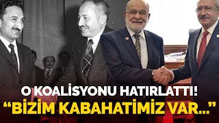 Temel Karamollaoğlu o koalisyonu hatırlattı! Yıllar sonra gelen olay itiraf: Bizim kabahatimiz...
