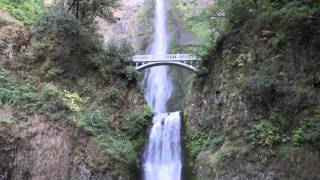 Reverse Waterfall  -- Multnomah Falls, Oregon