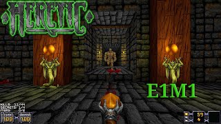 Heretic: Shadow of the Serpent Riders 💎 E1M1: The Docks 💎 100% Playthrough